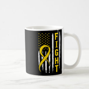 Mug Drapeau américain en détresse Sensibilisation au c