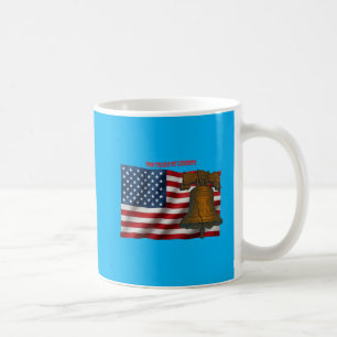 Mug Drapeau américain et cloche de la liberté Jour de