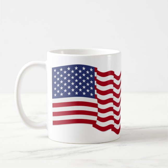 Mug Drapeau américain - États-Unis (Gauche)
