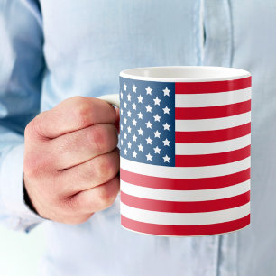 Mug Drapeau américain étoiles et bandes patriotique