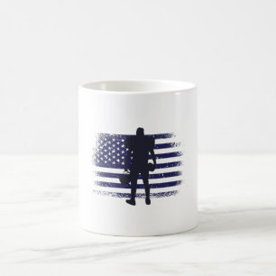 Mug Drapeau américain Fan Jersey Shirt USA