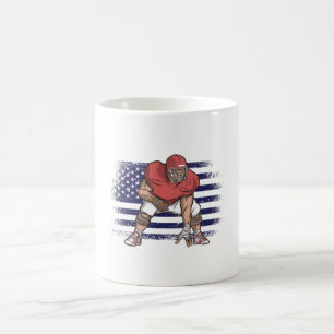 Mug Drapeau américain Fan Jersey Shirt USA