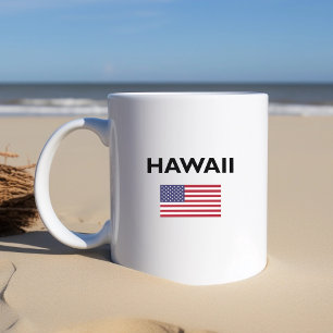 Mug Drapeau américain Hawaii couleurs claires