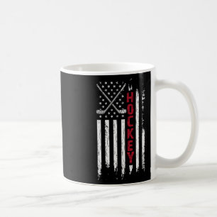 Mug Drapeau Américain Hockey Usa Patriotique