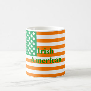 Mug Drapeau américain irlandais