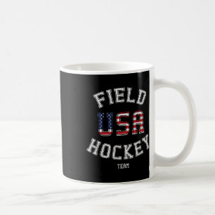 Mug Drapeau Américain Joueur de hockey de terrain T-sh