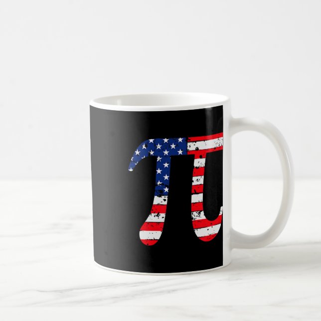 Mug Drapeau américain Jour Pi Math patriotique Geek Ne (Droite)