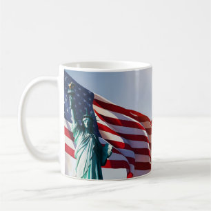 Mug Drapeau américain Lady Liberty