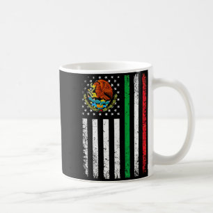 Mug Drapeau américain mexicain racines mexicaines mexi