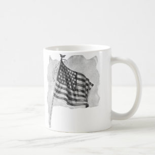 Mug Drapeau américain Patriotic Vintage Art
