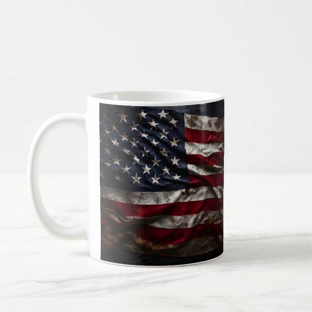Mug Drapeau américain patriotique (Gauche)