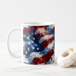 Mug Drapeau américain patriotique étoiles et rayures i