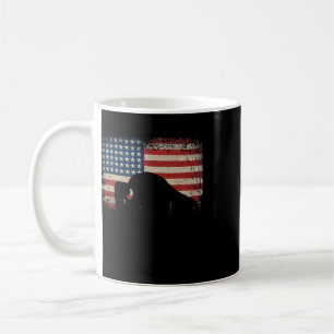 Mug Drapeau Américain Patriotique Usa Bison 4 Juillet