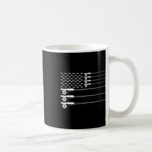 Mug Drapeau américain Pêche truite rod Patriot Hommes