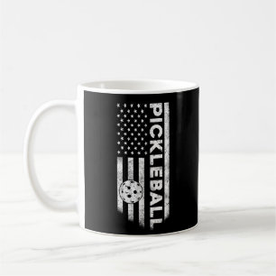 Mug Drapeau américain Pickleball Lover Sports cadeau