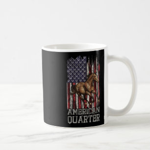 Mug Drapeau américain Quartier américain Cheval Lover1