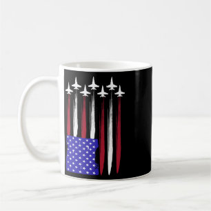 Mug Drapeau américain rouge blanc bleu patriotique de