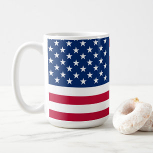 Mug Drapeau américain rouge blanc et bleu patriotique