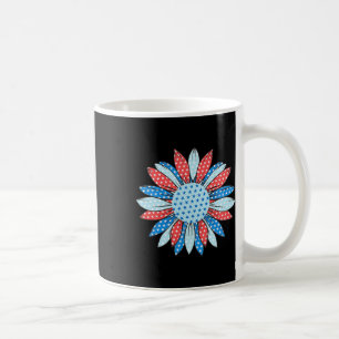 Mug Drapeau américain Tournesol 4 juillet Femmes Patri