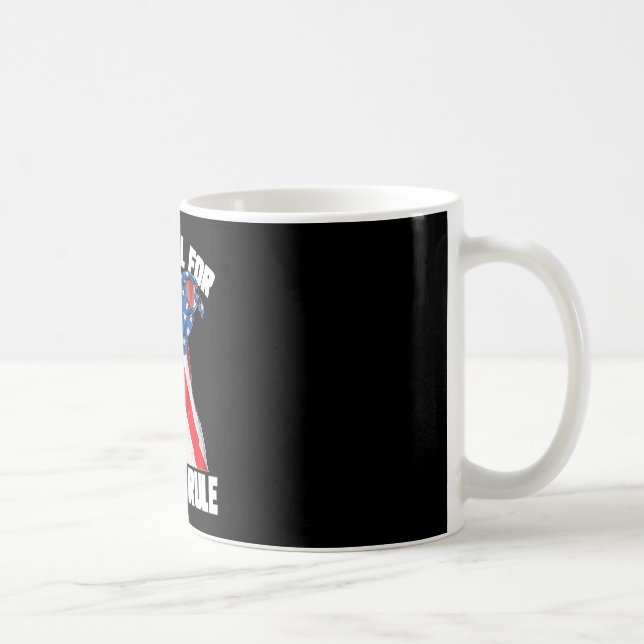 Mug Drapeau Américain Trop Cool Pour La Règle Britanni (Droite)