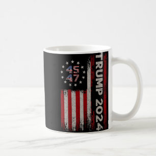 Mug Drapeau américain Trump 2024