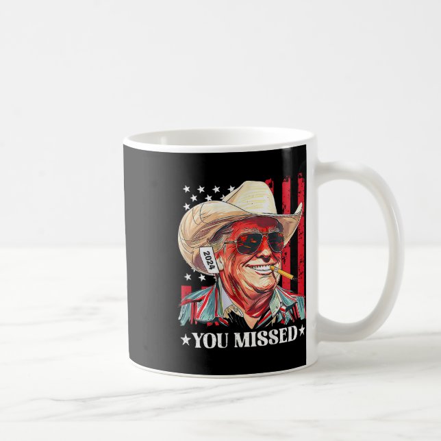 Mug Drapeau américain Trump cow-boy occidental Vous av (Droite)