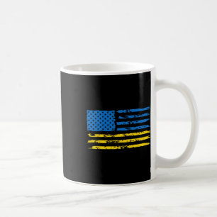 Mug Drapeau américain ukrainien Amérique États-Unis Uk