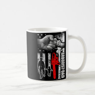 Mug Drapeau américain vintage Aborist Dad Drapeau Usa 