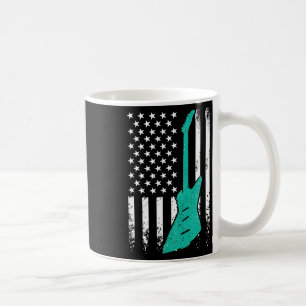 Mug Drapeau américain Vintage Electric Rock Guitare 4è