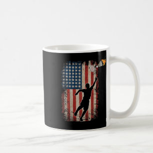 Mug Drapeau Américain Volant Badminton Art Sports