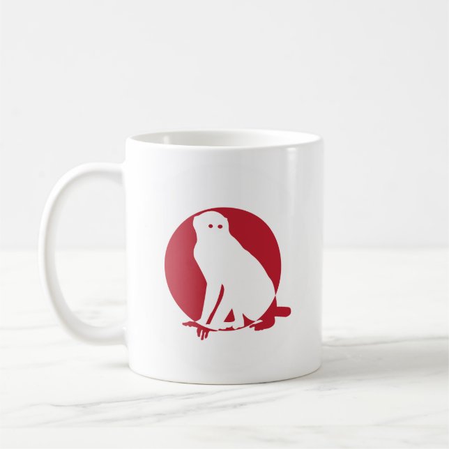 Mug Drapeau animal national japonais Macaque (Gauche)