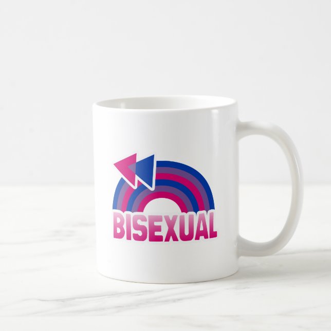 MUG DRAPEAU ARC-EN-CIEL BISEXUEL (Droite)