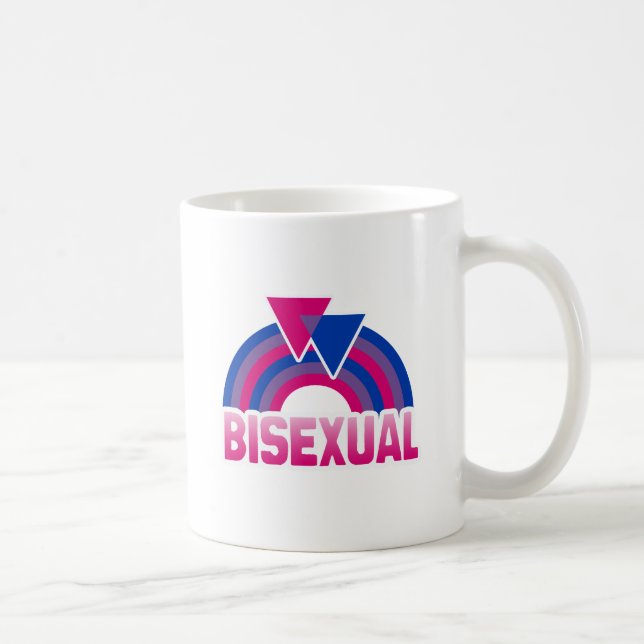 MUG DRAPEAU ARC-EN-CIEL BISEXUEL (Droite)