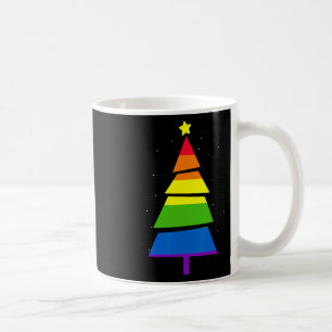 Mug Drapeau arc-en-ciel de la fierté Lgbt-q Gay Sapin