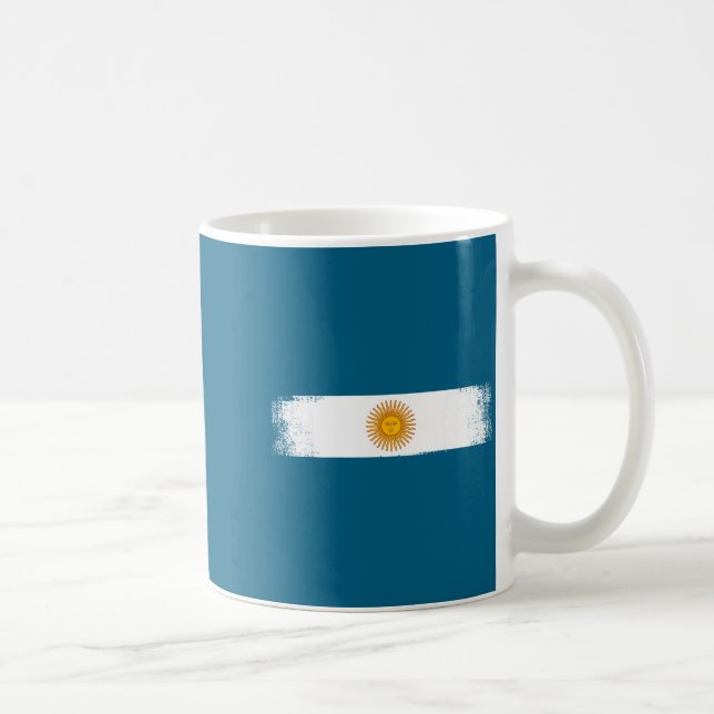 Mug Drapeau Argentine Fierté Nationale Graphique Srts  (Droite)