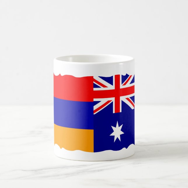 Mug Drapeau arménien et australien (Centre)