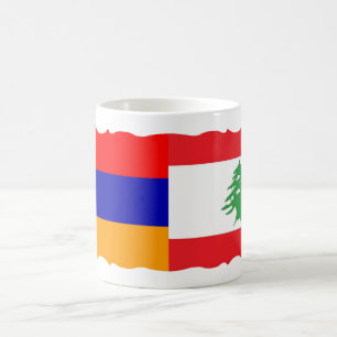Mug Drapeau arménien et libanais