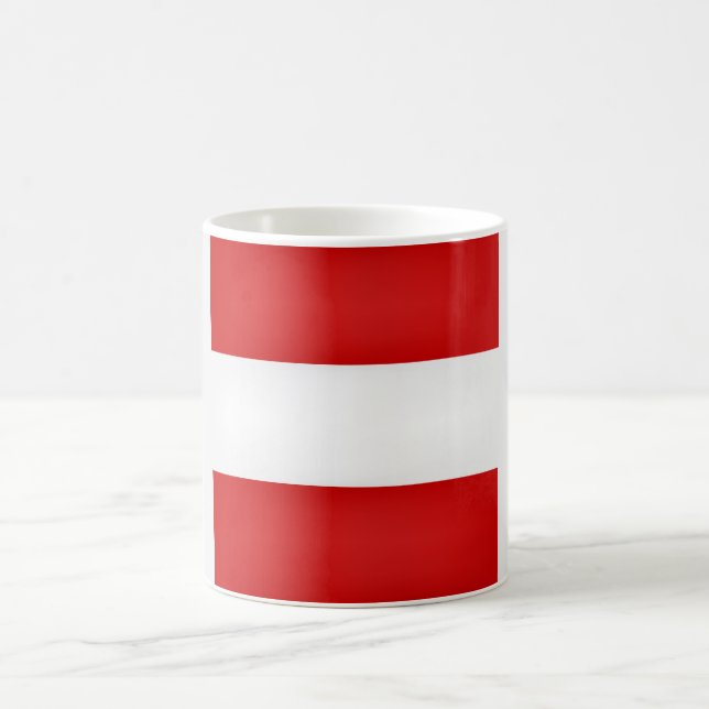 Mug Drapeau autrichien cool (Centre)