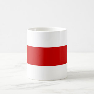 Mug Drapeau biélorusse (rouge et blanc)