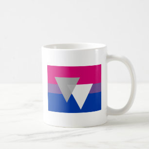 Mug Drapeau bisexuel original avec symbole