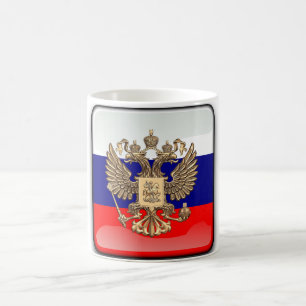 Mug Drapeau brillant russe