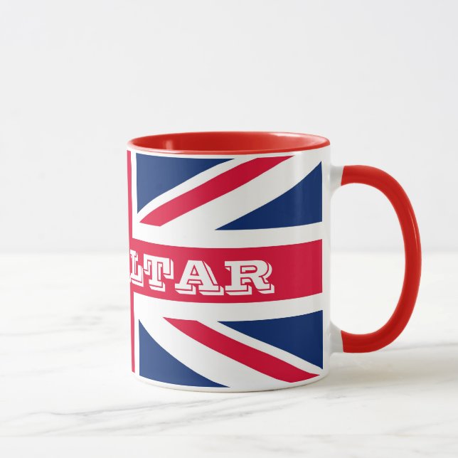 Mug Drapeau britannique avec des caractères gras du (Droite)