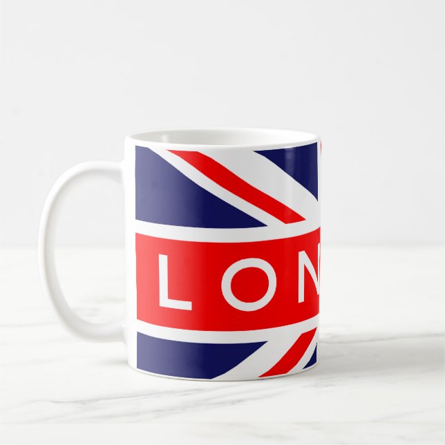 Mug Drapeau britannique Londres (Gauche)