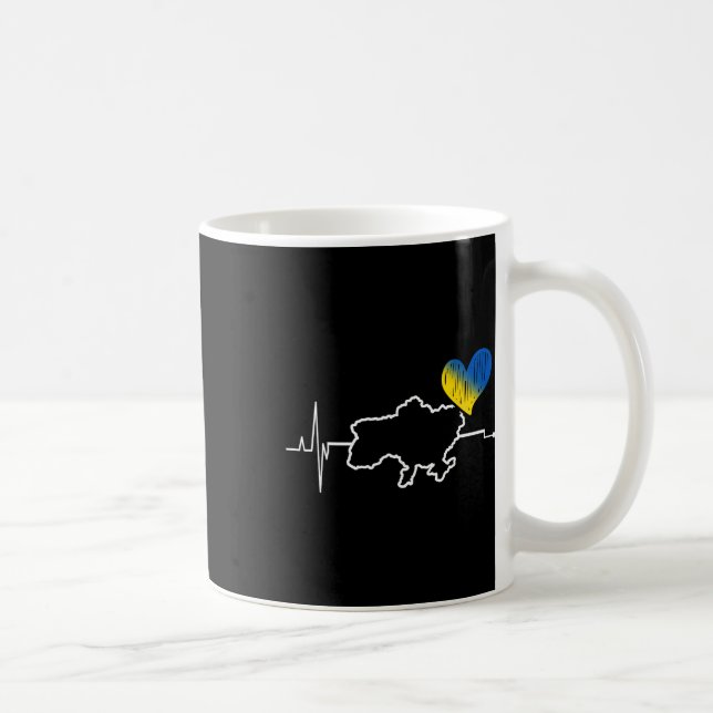 Mug Drapeau Cadeau Ukraine Ukraini Kiev Ukrainien Ukra (Droite)