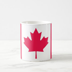 Mug Drapeau canadien de classique de feuille d'érable