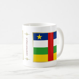 Mug Drapeau + Carte Centrafrique