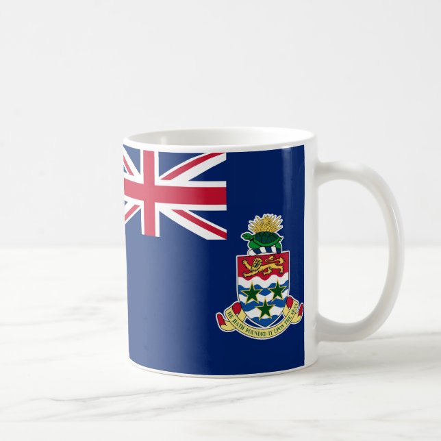 Mug Drapeau Cayman Îles Musique Céramique (Droite)