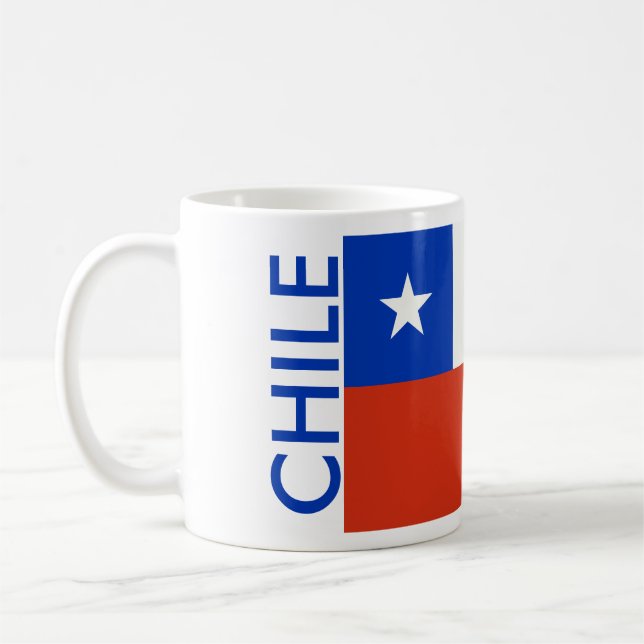 MUG DRAPEAU CHILE (Gauche)