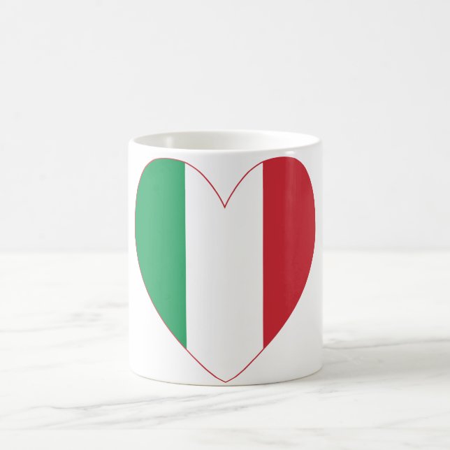Mug Drapeau Cœur Italien (Centre)