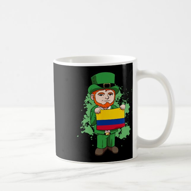 Mug Drapeau colombien fier de Colombie St. Patricks Da (Droite)